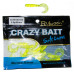 Съедобная силиконовая приманка RUBICON Crazy Bait CTE 0.8g, 50mm, цвет 012 (12 шт)