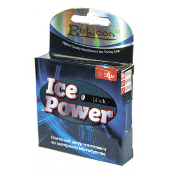 Ice Power 30m black, d=0,08mm