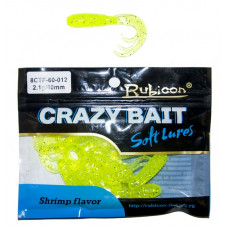 Съедобная силиконовая приманка RUBICON Crazy Bait CTF 2.1g, 60mm, цвет 012 (10 шт)