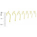 Крючки RUBICON Gold Wing KH11018-14 (10 шт.)